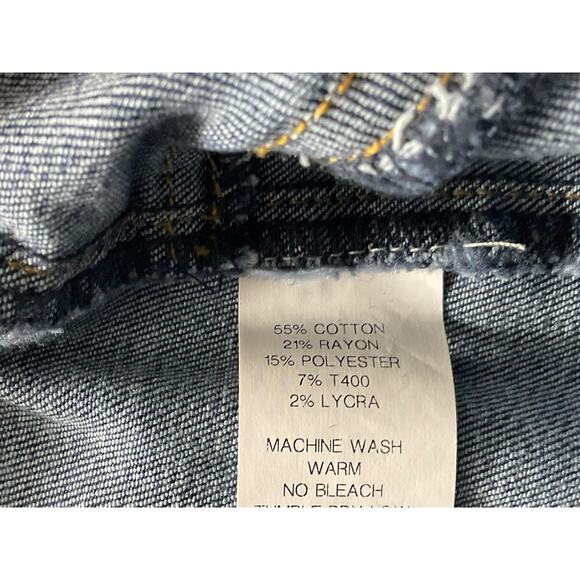 Thyme Maternity Jeans Womens 30 Blue Stretch Over Belly Panel Skinny Jeggings - Picture 8 of 9